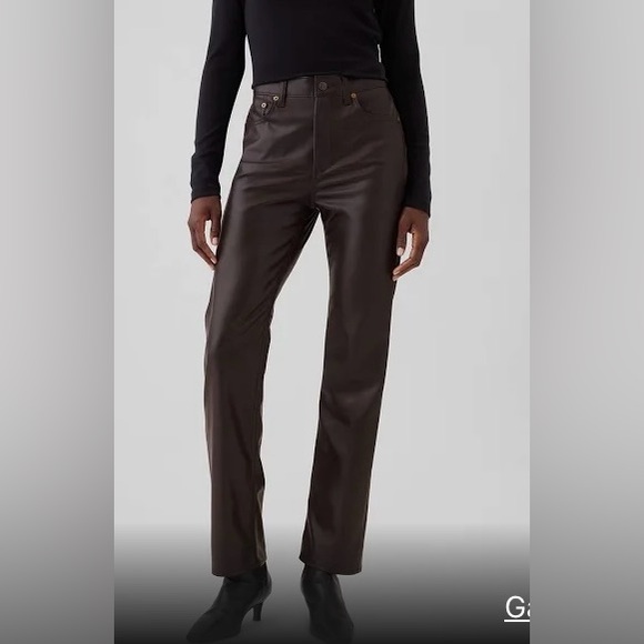 Gap Faux Leather Pant - Picture 1 of 9
